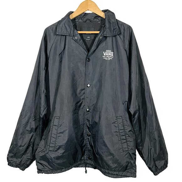 VANS Off the Wall Snap Front Skating Jacket Skate Surf Casual Long Sleeve - L - Picture 1 of 4